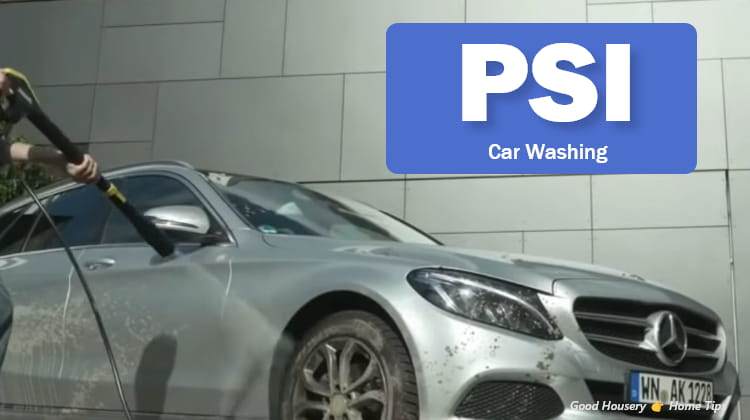 Safe PSI for Car Washing
